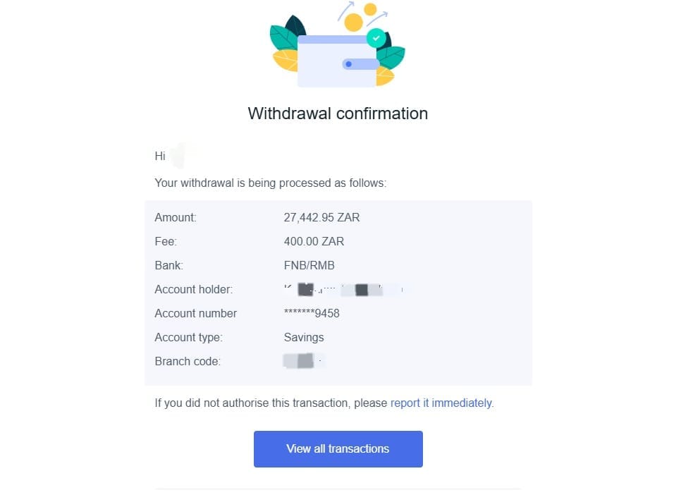 First Withdrawal